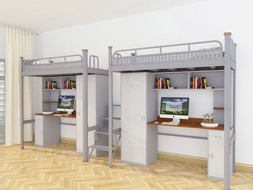 連體大學(xué)公寓床走進廣東工程學(xué)院